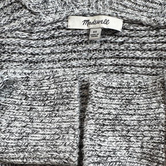 Madewell Women's Heathered Gray Cardigan - Picture 3 of 4